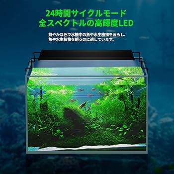 Amazon.co.jp: EAYHM アクアリウムライト 水槽LED 照明 魚ライト